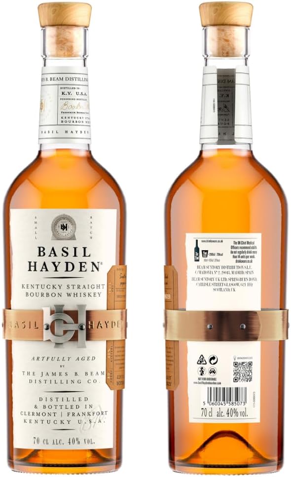 Basil Hayden Kentucky Straight Bourbon - sanfter Whiskey - 40% Vol., 700ml