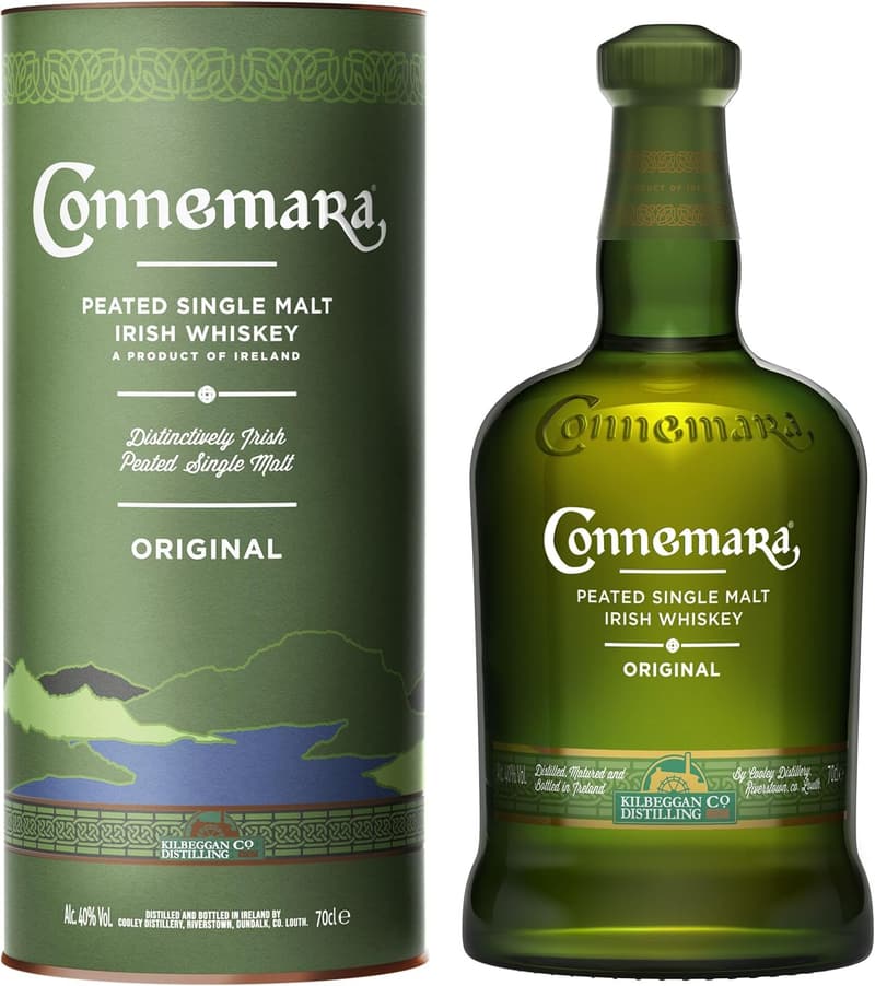 Connemara Single Malt Irish Whiskey 40% Vol, 700ml mit Geschenkverpackung