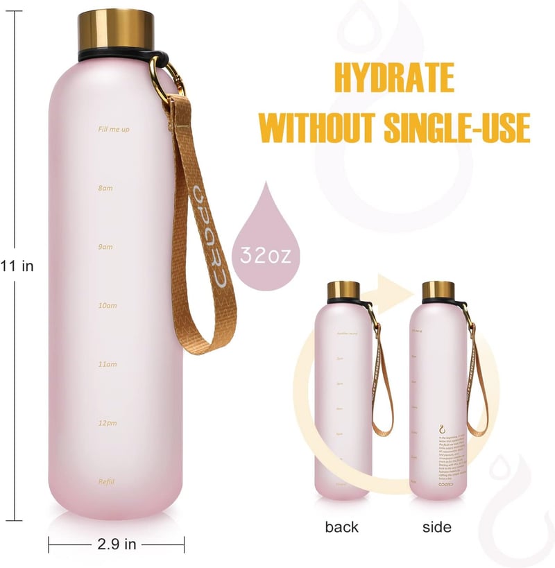Kohlensäuregeeignete Tritan Trinkflasche 1L, auslaufsicher, BPA-frei