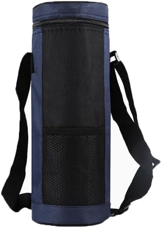 Isolierte Tragetasche für Flaschen – Blau, ideal für Picknick und Reisen