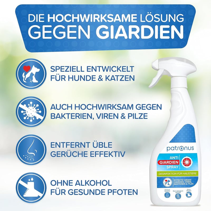 Hygiene-Spray für Haustiere 500ml – desinfizierend & hautschonend
