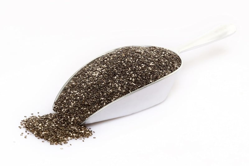 BIO Chia-Samen 1kg aus kontrolliert biologischem Anbau, schwarz