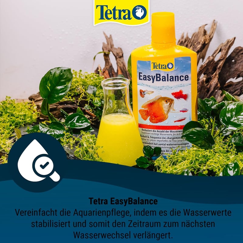 Tetra EasyBalance - Langzeitpflege für gesundes Aquariumwasser, 100 ml