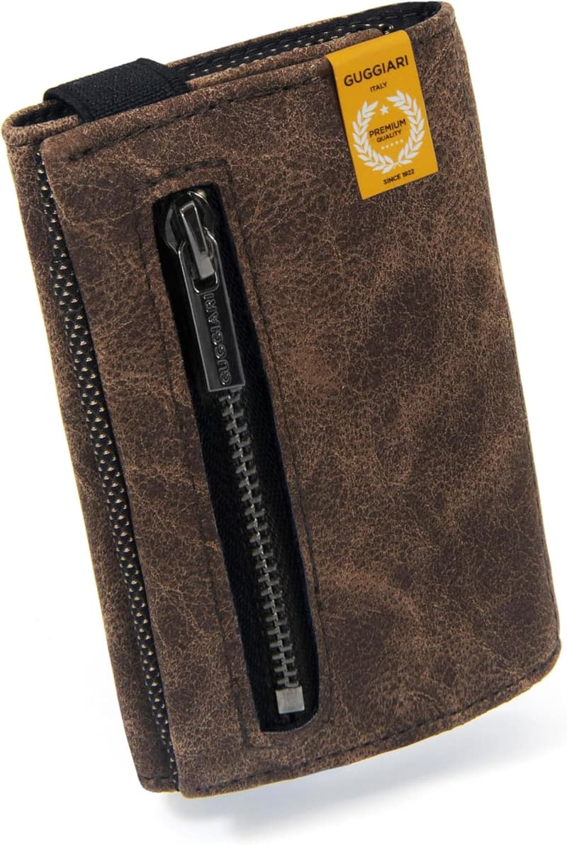GUGGIARI® Slim Wallet mit RFID Schutz – Schlankes Kreditkartenetui
