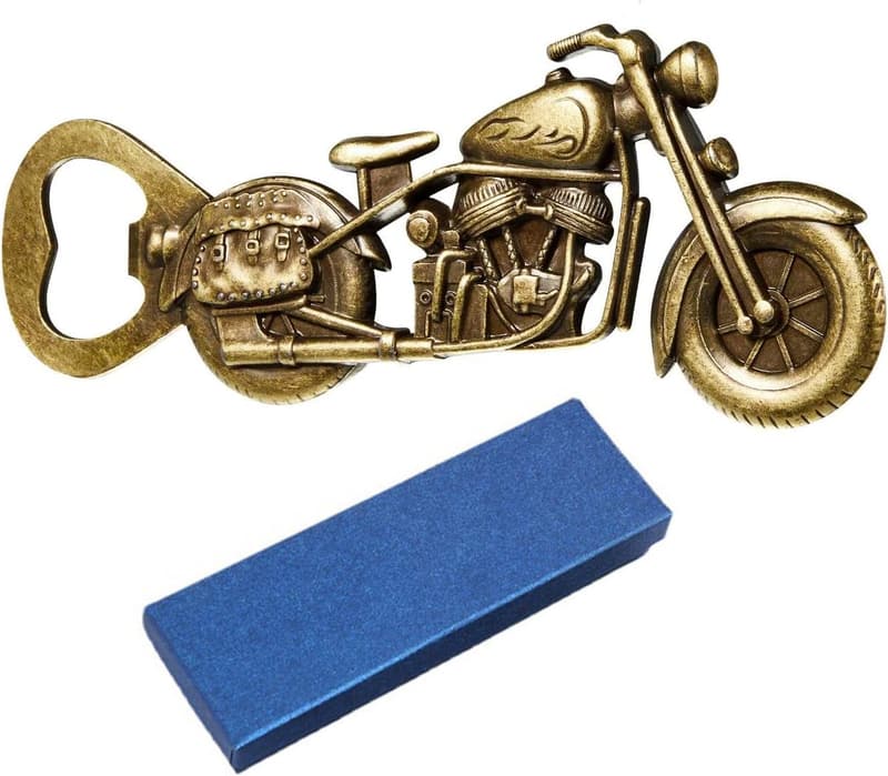 Vintage Motorrad-Bieröffner - Geschenk für Männer zum Geburtstag oder Vatertag