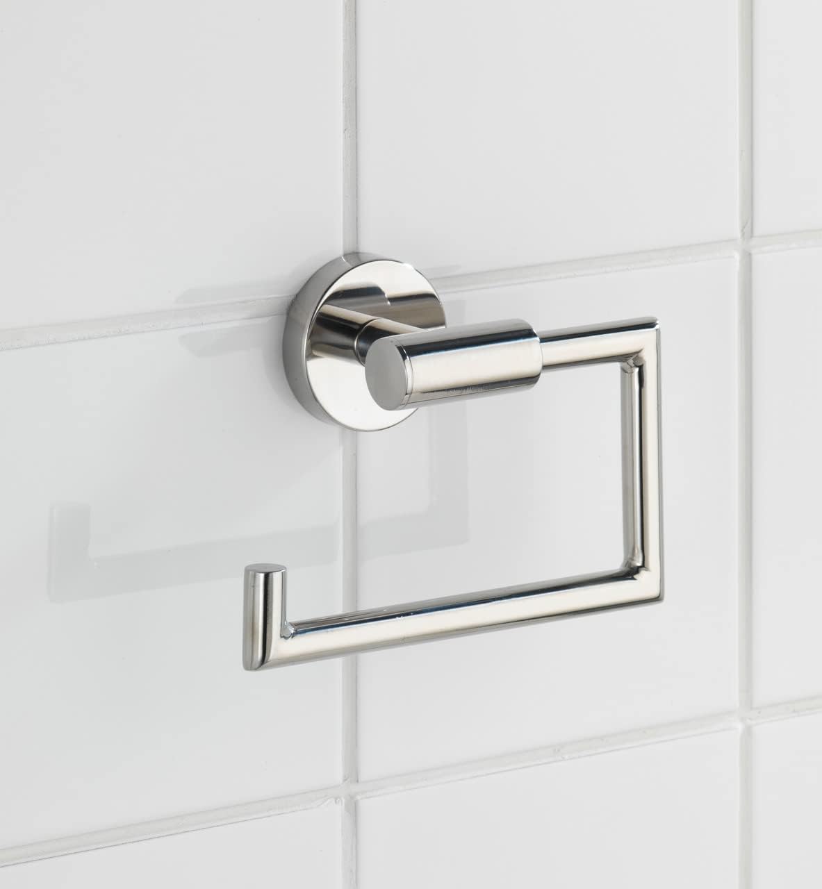Edelstahl Toilettenpapierhalter Bosio ohne Deckel, glänzend, 15x10,5x6,5 cm