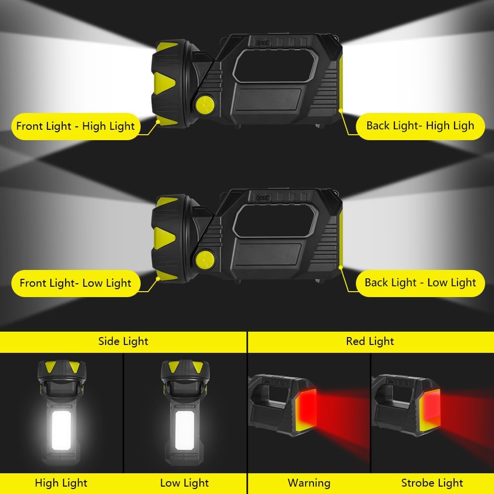 Wiederaufladbare LED Campinglampe 1000 Lumen, 8 Leuchtmodi, wasserdicht