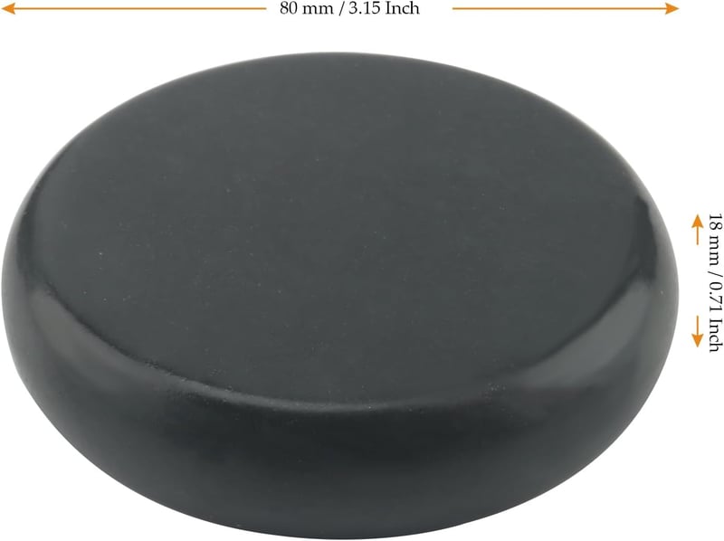 Basalt-Massagesteine für Spa und Entspannung, 8 cm, 8 Stück