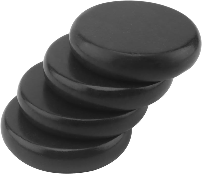 Basalt-Massagesteine für Spa und Entspannung, 8 cm, 8 Stück