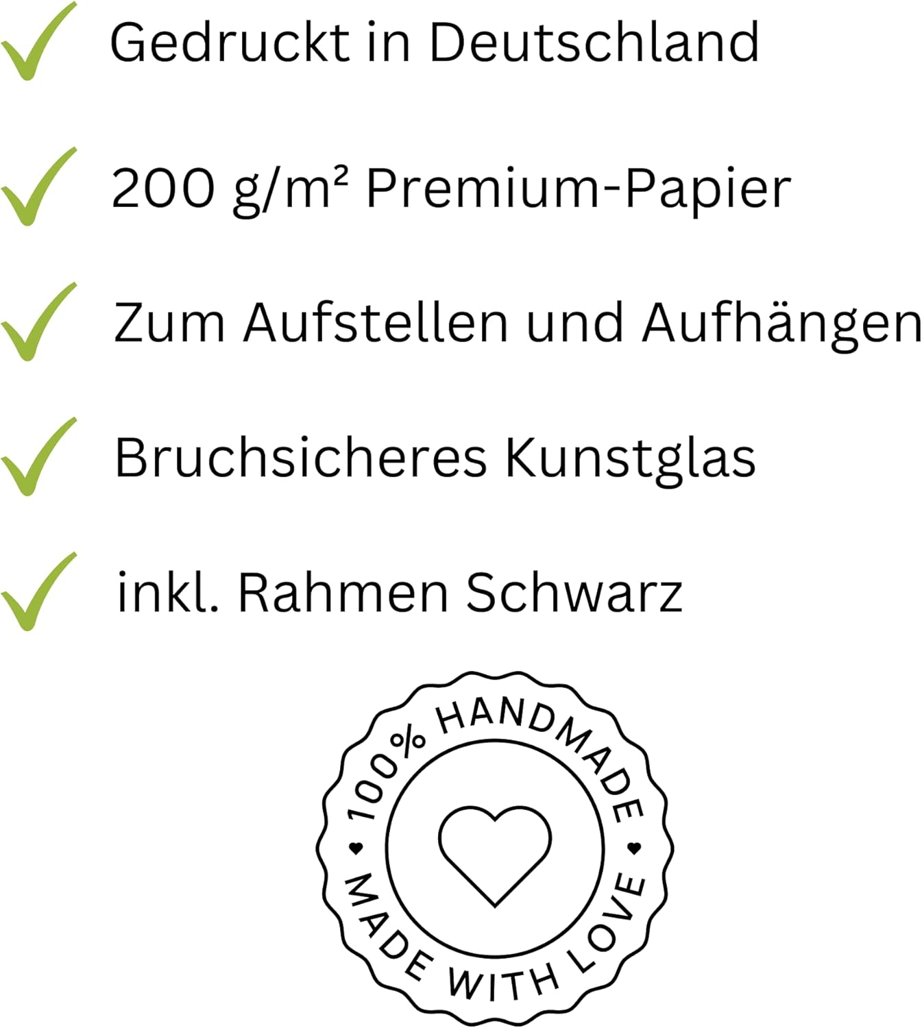Poster für die beste Schwägerin der Welt im A4 Holzrahmen