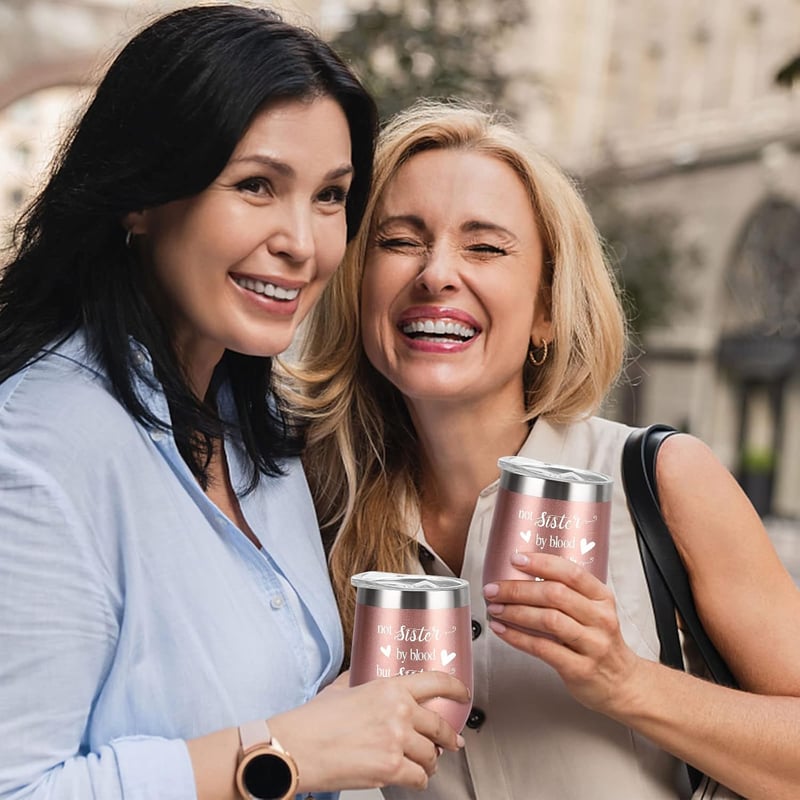 Kaffeebecher für beste Freundin – Edelstahl, 350ml, mit Spruch