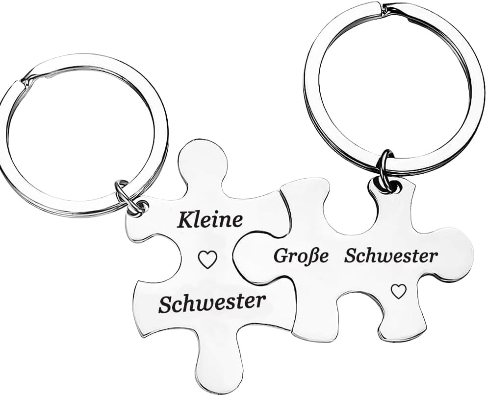 Geburtstags-Schlüsselanhänger für Schwestern und beste Freundinnen