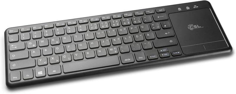 Ultraleichte 2-in-1 Mini Wireless Tastatur mit Touchpad für Windows