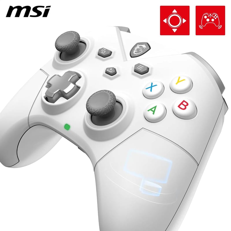 MSI FORCE GC300 Wireless Gamepad Controller - 2,4 GHz, Bluetooth, 20h Akku