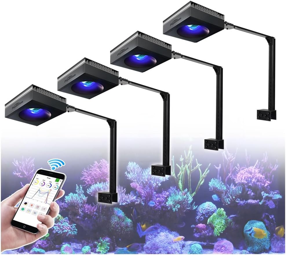 PopBloom RL90 WiFi Led Beleuchtung für Salzwasser-Aquarien, 180 cm