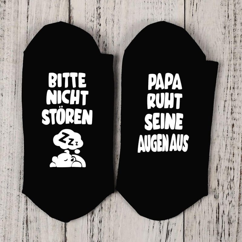 Geschenk-Socken für Männer - Papa, Opa, Freund - Geburtstagsüberraschung