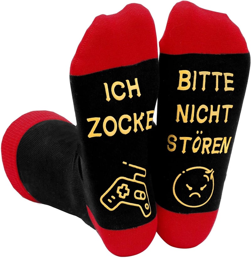 Lustige Gaming Socken 