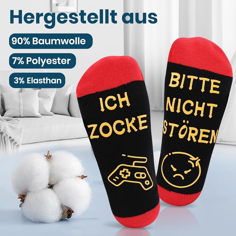 Lustige Gaming Socken 