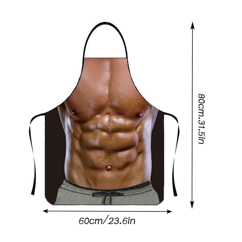 Lustige Grillschürze für Männer, 80 x 60 cm, ideales Geschenk