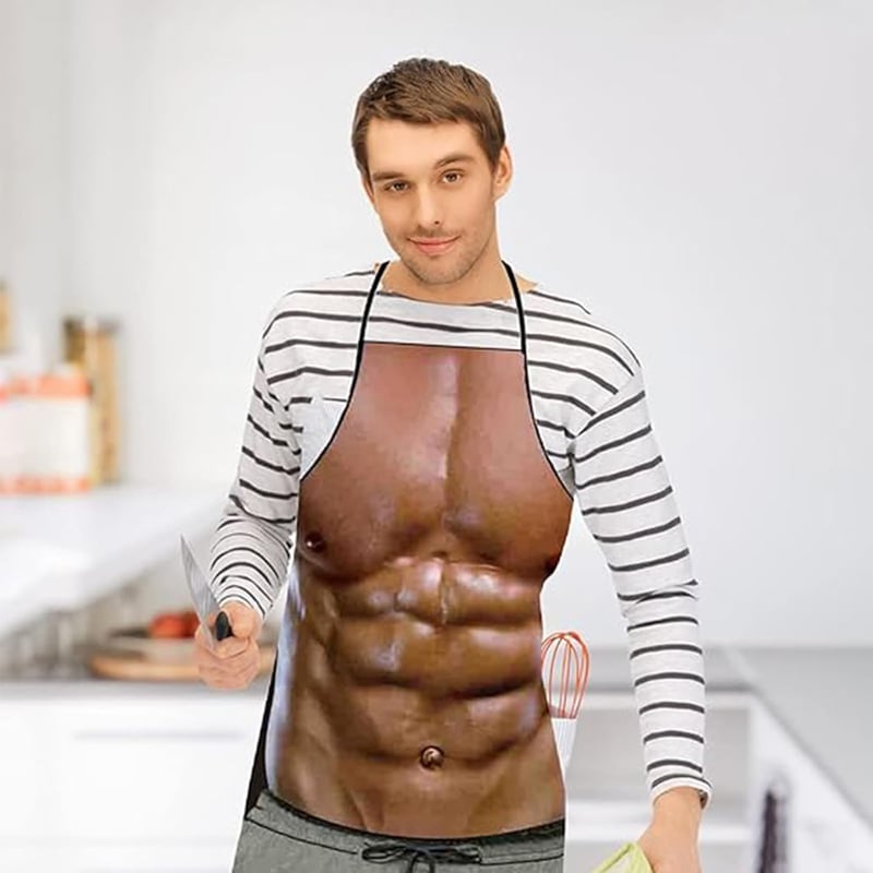 Lustige Grillschürze für Männer, 80 x 60 cm, ideales Geschenk