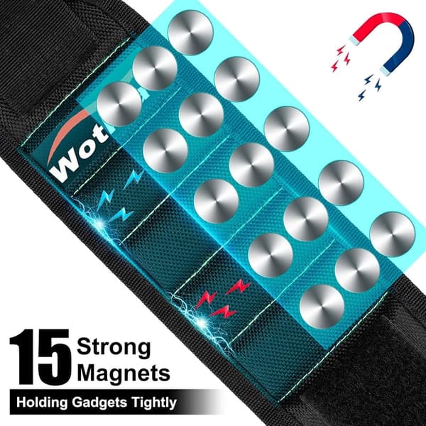 Magnetisches Handgelenkband für Männer mit 15 Magneten