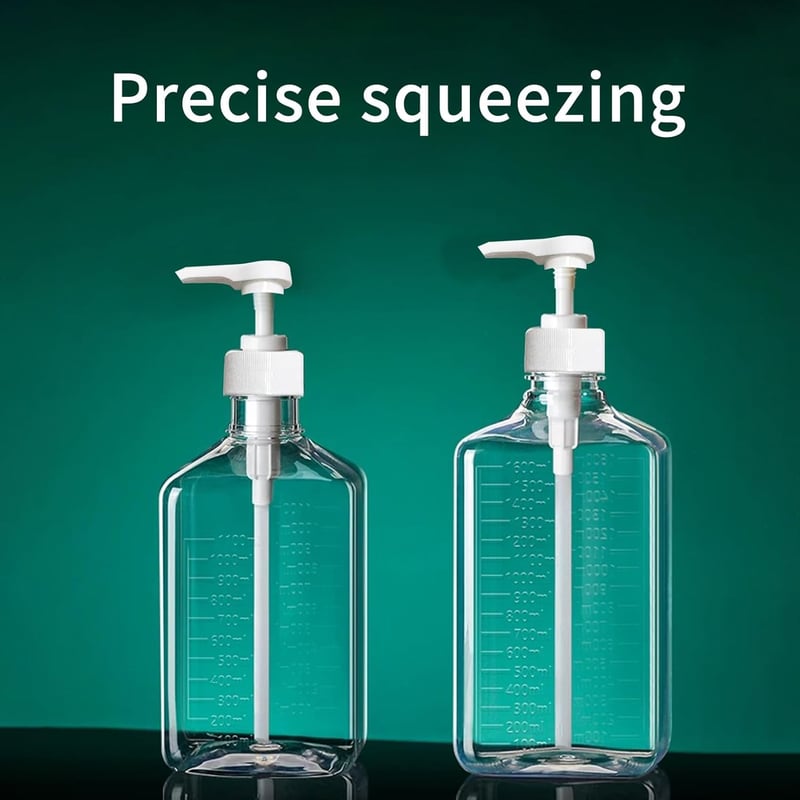 Wiederverwendbare Dosierpumpe für Sirup, 1L, 2 Stück, 30mm Schraubgewinde