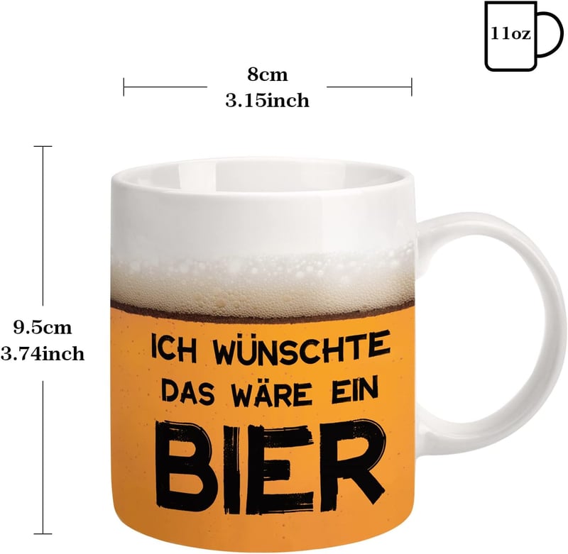 Lustige 11 oz Tasse für Männer - Weihnachtsgeschenk für Papa