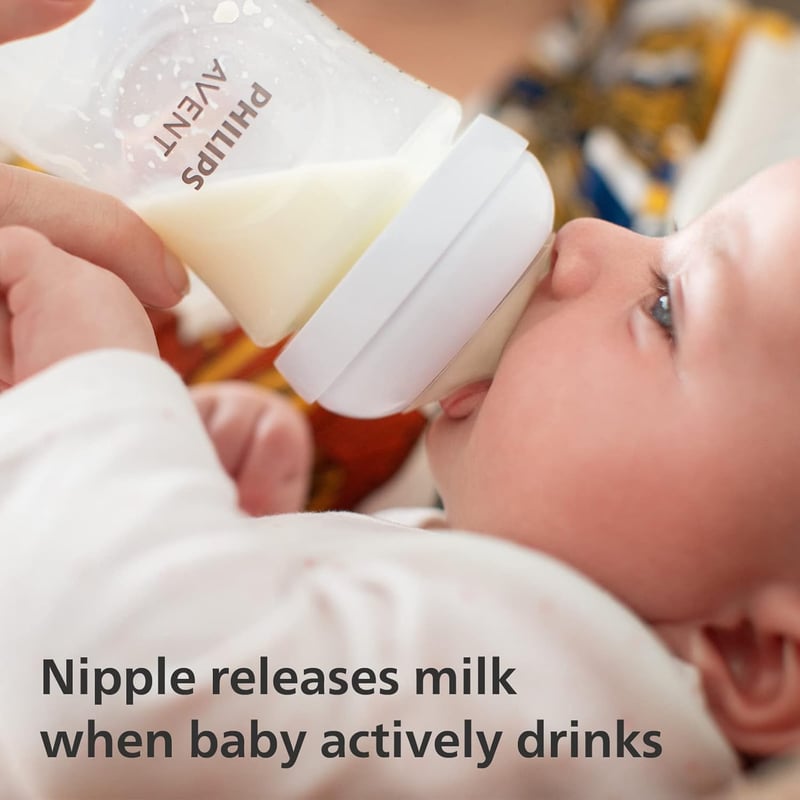 Philips Avent Babyflaschen Natural Response – 3er Set, 260 ml, BPA-frei, für Neugeborene
