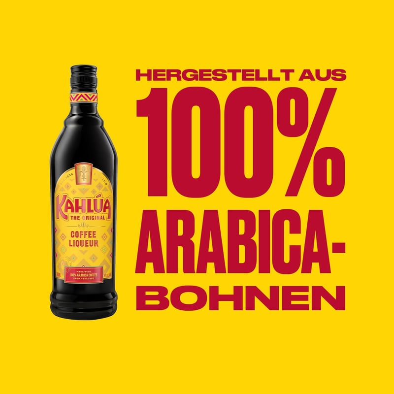 Kahlúa Kaffee-Likör – Aromatisch mit Karamell- und Vanillenoten – 0,7 l