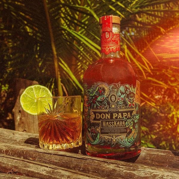 Don Papa Masskara Rum - Weich und fruchtig, mit Honignoten, 700ml
