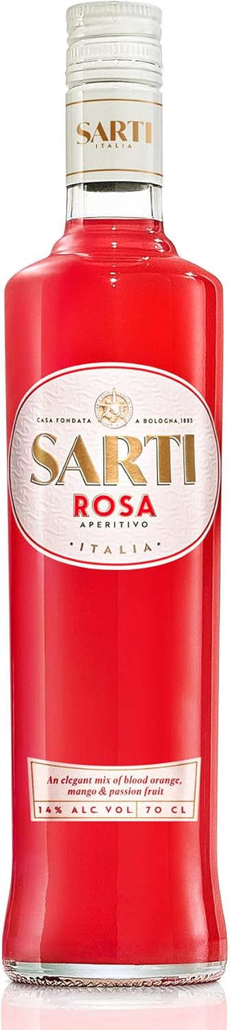 Sarti Rosa - Premium Fruchtlikör mit Blutorange, Mango und Maracuja - 0,7 l