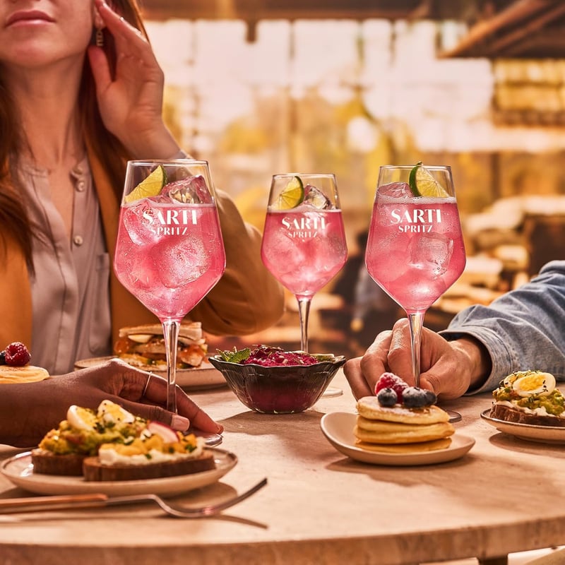 Sarti Rosa - Premium Fruchtlikör mit Blutorange, Mango und Maracuja - 0,7 l