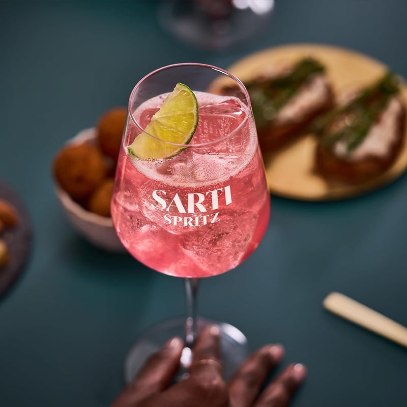 Sarti Rosa - Premium Fruchtlikör mit Blutorange, Mango und Maracuja - 0,7 l