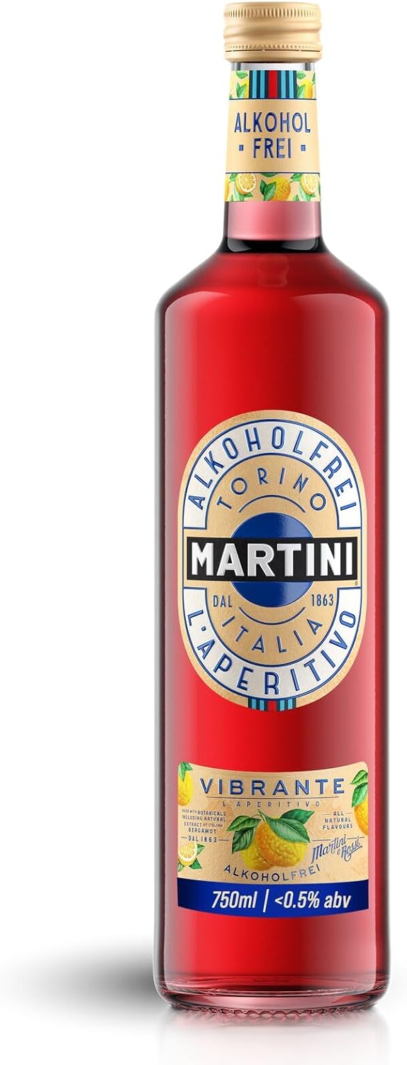 MARTINI Vibrante alkoholfreier Aperitif mit Botanicals, 750 ml