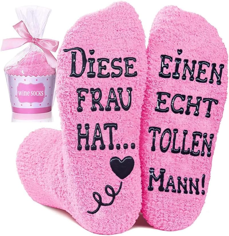 Witzige Socken für Paare – Lustige Geschenkidee zum Hochzeitstag