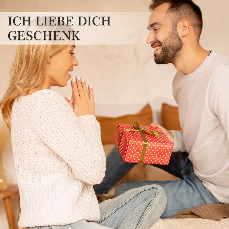 Jahrestagsgeschenk: Herzförmige Acryl-Dekoration für Paare