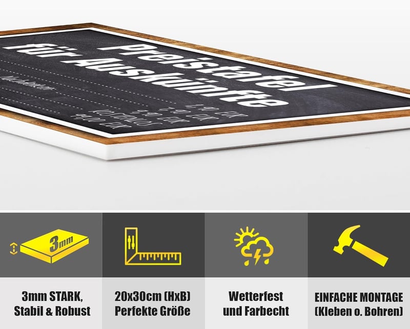 Lustiges Spruchschild 20x30 cm – ideale Wanddeko für Geburtstagsfeiern