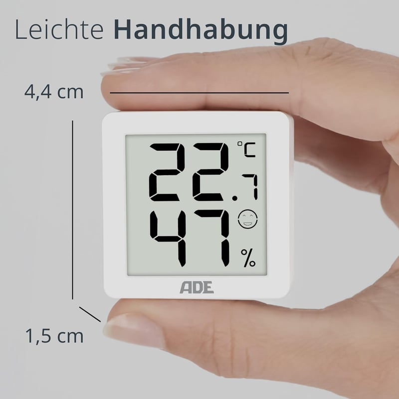 Digitales Hygrometer 3er Set mit Temperaturanzeige und Komfortzonenindikator
