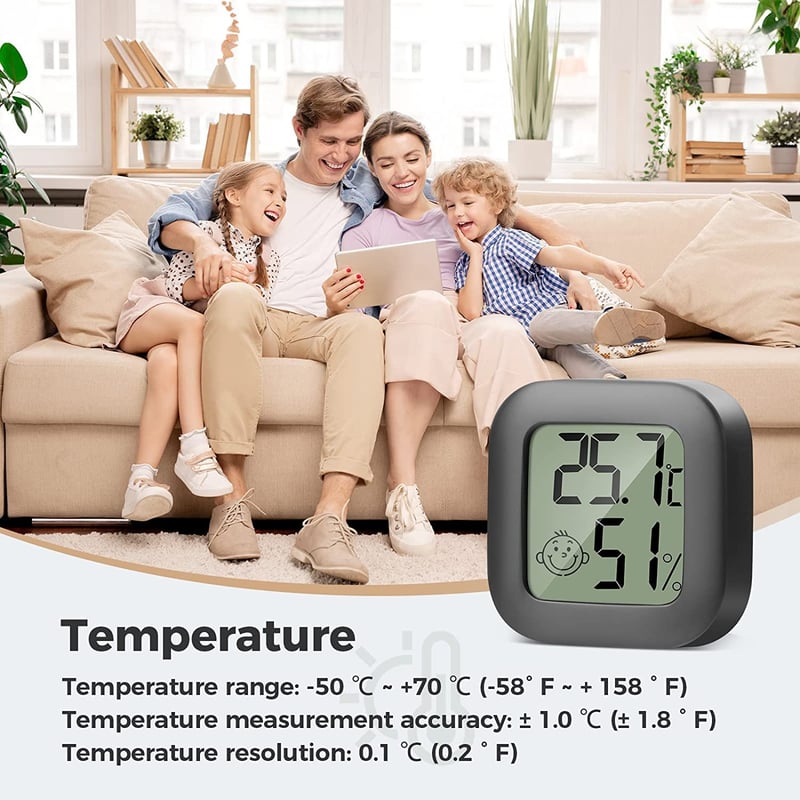 LCD Digital Mini Thermometer und Hygrometer für Gewächshaus und Büro