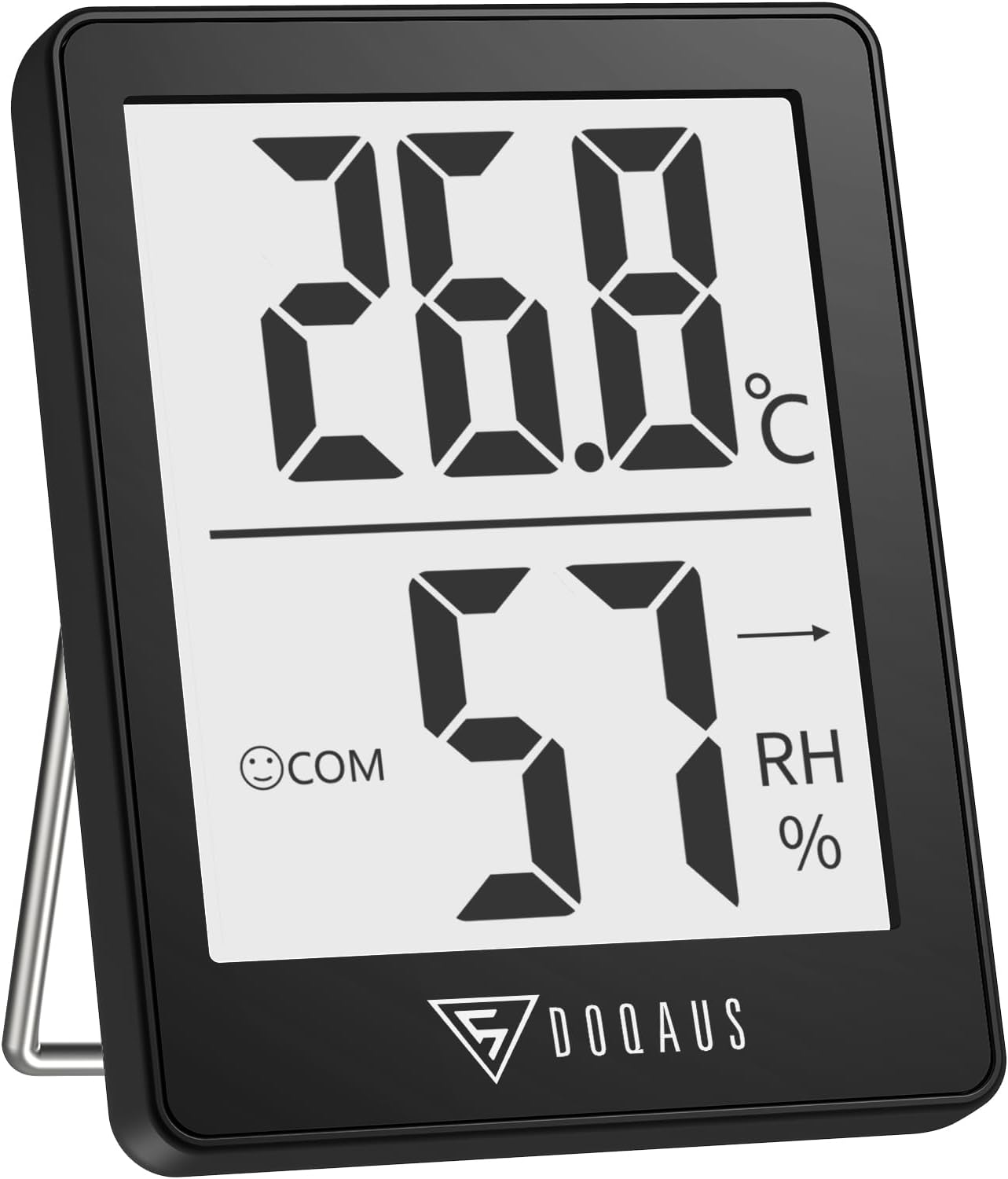 Digitales Mini Thermo-Hygrometer für Innenräume mit Smiley-Indikator