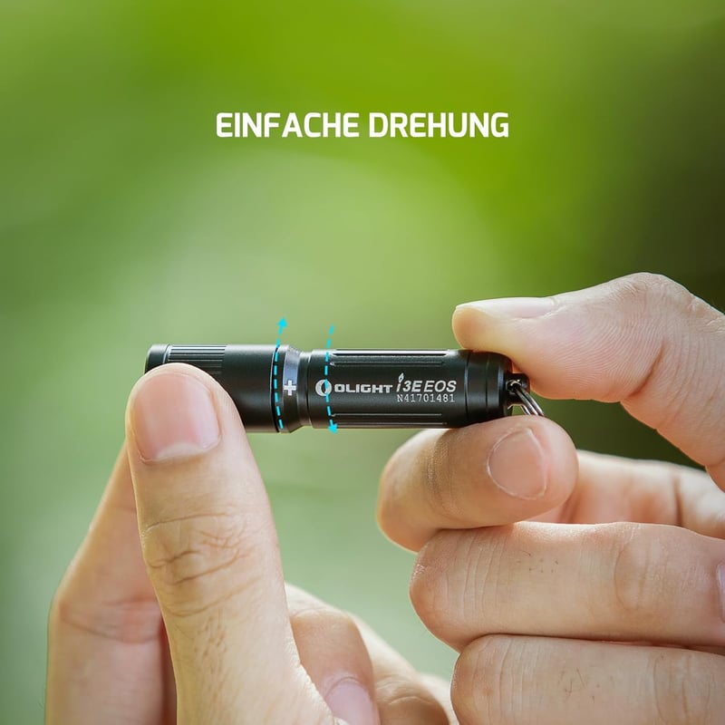 OLIGHT I3E EOS Mini LED Taschenlampe für Camping & Wandern, 90 Lumen, IPX8 wasserdicht
