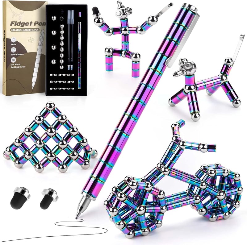 Magnetischer Fidget Kugelschreiber als Vatertagsgeschenk für Männer