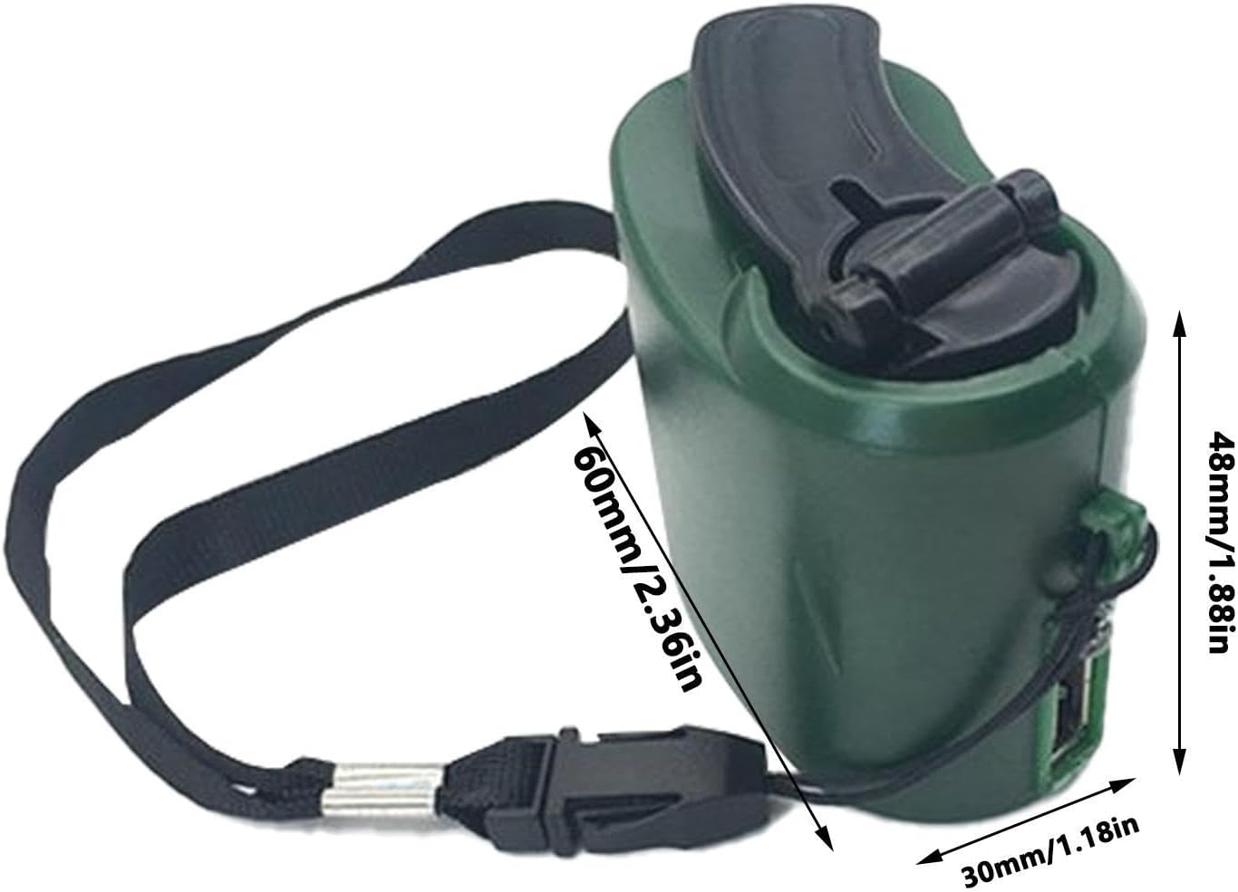 Tragbares Handkurbel-USB-Ladegerät für Notfälle im Freien