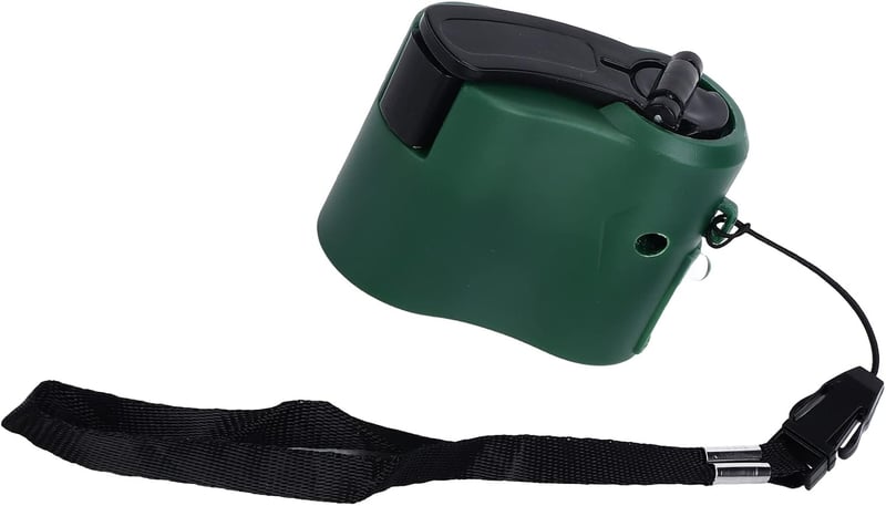 Tragbares USB-Handkurbel-Telefon-Ladegerät mit LED-Licht