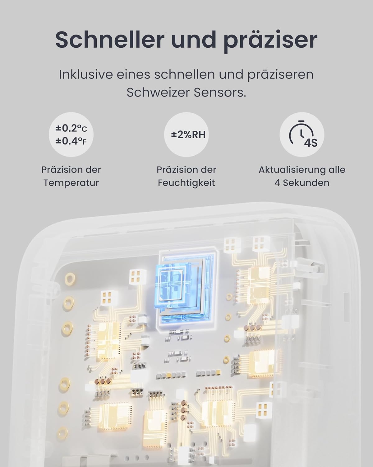 SwitchBot Bluetooth Thermometer-Hygrometer mit APP und Datenspeicherung