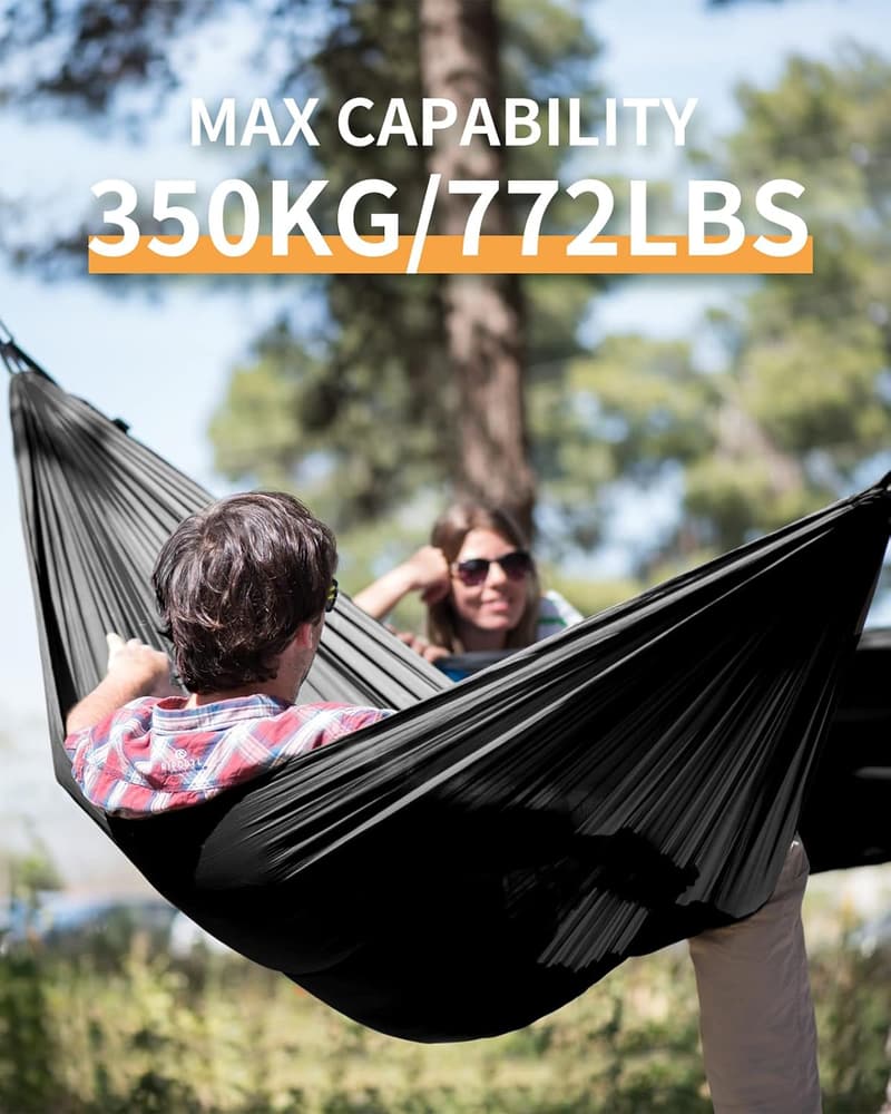 Outdoor Hängematte mit Moskitonetz, 350kg, für 2 Personen, 290x140 cm