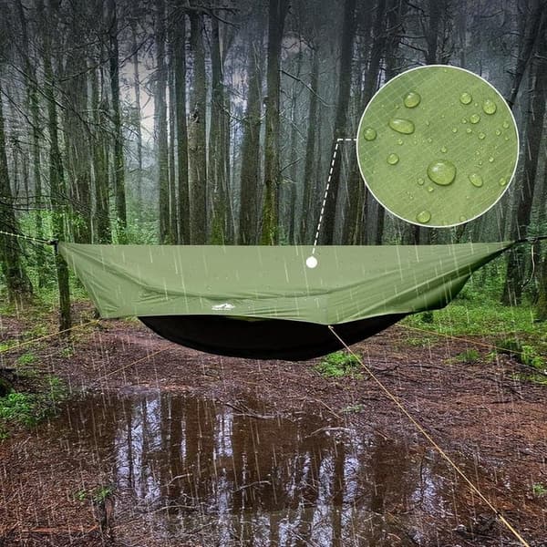 Hängematte Zelt für 1 Person mit Moskitonetz und wasserdichtem Tarp