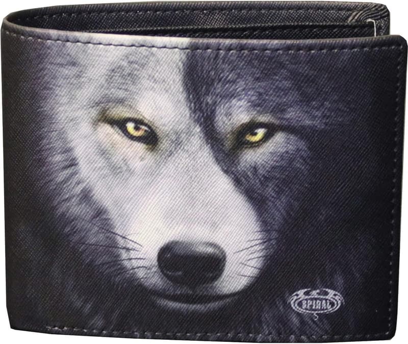 Gothic Unisex Geldbörse mit Totenkopf-Design