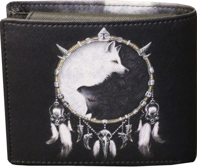 Gothic Unisex Geldbörse mit Totenkopf-Design