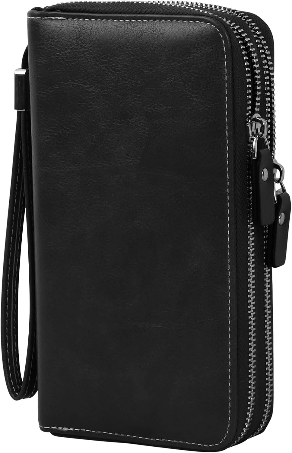 Vintage Leder Geldbörse mit RFID Schutz und 14 Kartenfächern